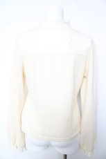 画像2: axes femme / レースカラーニットプル M 生成り Y-26-01-28-064-AX-TO-SZ-ZT629 (2)