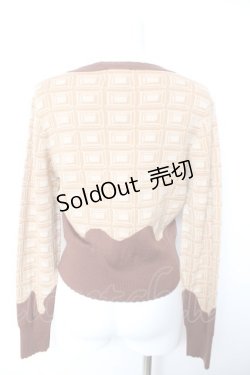 画像2: Angelic Pretty / Melty Royal Chocolate ニットカーディガン  モカ Y-26-01-28-066-AP-TO-SZ-ZY