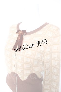 画像3: Angelic Pretty / Melty Royal Chocolate ニットカーディガン  モカ Y-26-01-28-066-AP-TO-SZ-ZY