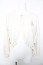 画像1: m petit by misako / MSKバラBフリルボレロ L 中白 Y-26-01-28-068-LO-TO-SZ-ZT542 (1)