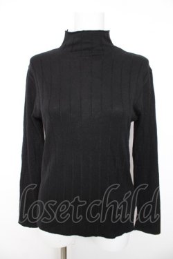 画像1: axes femme / ハイネックニット  黒 Y-26-01-28-070-AX-TO-SZ-ZY