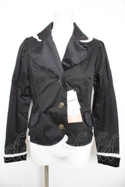 画像1: Eri Aino's collaboration / TT*AINツイルベロアジャケット  黒 Y-26-01-28-072-LO-JA-SZ-ZY