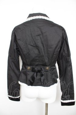 画像2: Eri Aino's collaboration / TT*AINツイルベロアジャケット  黒 Y-26-01-28-072-LO-JA-SZ-ZY