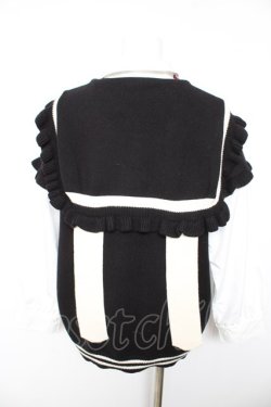 画像2: Jamie エーエヌケー / JM制服クロスのうさぎニット M 黒 Y-26-01-28-074-LO-TO-SZ-ZY