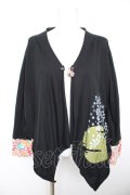 gouk / 袖和柄切替ボレロ  黒 Y-26-01-28-080-GO-TO-SZ-ZY
