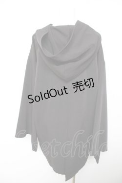 画像2: Deorart / PLファブリック地 着物袖 ジップアップパーカー M 黒 Y-26-01-28-083-PU-TO-SZ-ZY