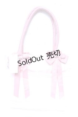 画像2: m petit by misako / TT*AM*キャンバストートバッグ  淡桃 Y-26-01-28-012-LO-BG-SZ-ZY