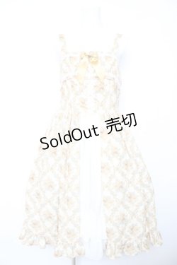 画像1: axes femme kawaii / クラシックローズジャンスカ M イエロー Y-26-01-28-092-AX-OP-SZ-ZY