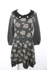 画像1: axes femme / バラJQニットチュニ M グリーン Y-26-01-28-104-AX-TO-SZ-ZT010 (1)