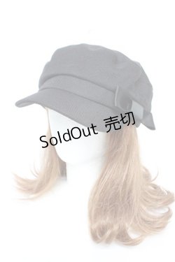 画像1: m petit by misako / サンリオキャラクターズコラボ キャスケット  黒 Y-26-01-28-014-LO-AC-SZ-ZT0204M