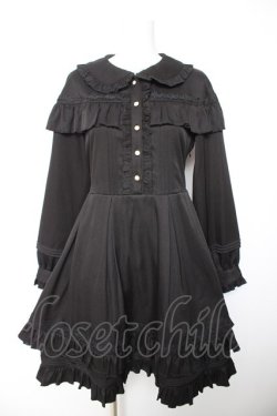 画像1: Amavel / Rose Ruban ミドル丈 ワンピース F ブラック Y-26-01-28-115-CA-OP-SZ-ZY