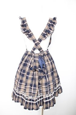 画像2: BABY, THE STARS SHINE BRIGHT / タータンチェックスカート（2022年）  ネイビー Y-26-01-28-116-BA-SK-SZ-ZY