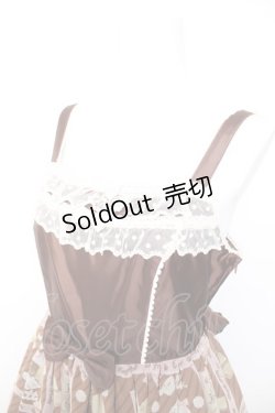 画像3: Angelic Pretty / Cream Cookie Collection切替ジャンパースカート  ブラウン Y-26-01-28-117-AP-OP-SZ-ZY