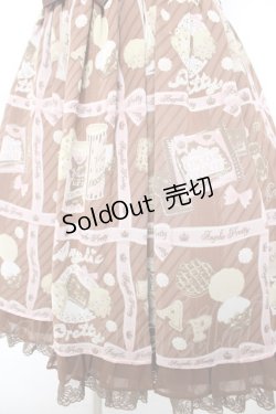 画像4: Angelic Pretty / Cream Cookie Collection切替ジャンパースカート  ブラウン Y-26-01-28-117-AP-OP-SZ-ZY