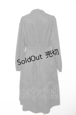 画像2: axes femme POETIQUE / チャイナボタンワンピース M 黒 Y-26-01-28-124-AX-OP-SZ-ZY