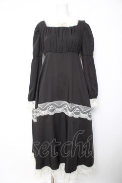 画像1: FLC / 星名桜子/hsスクエアネックOP　 M 中黒 Y-26-01-28-130-LO-OP-SZ-ZY