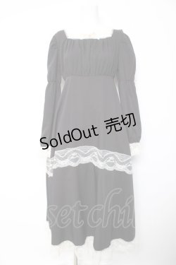 画像1: FLC / 星名桜子/hsスクエアネックOP　 M 中黒 Y-26-01-28-130-LO-OP-SZ-ZI