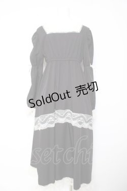 画像2: FLC / 星名桜子/hsスクエアネックOP　 M 中黒 Y-26-01-28-130-LO-OP-SZ-ZI