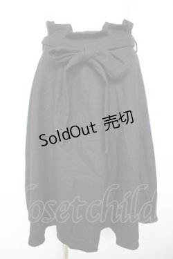 画像1: axes femme / ベルト付スカート Ｍ 黒 Y-26-01-28-150-AX-SK-SZ-ZT031