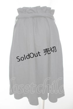 画像2: axes femme / ベルト付スカート Ｍ 黒 Y-26-01-28-150-AX-SK-SZ-ZT031