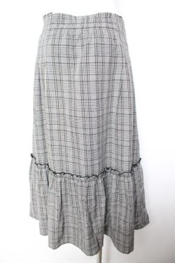 画像2: axes femme / 合皮サス付ハイウエストスカート M 黒 Y-26-01-28-151-AX-SK-SZ-ZY