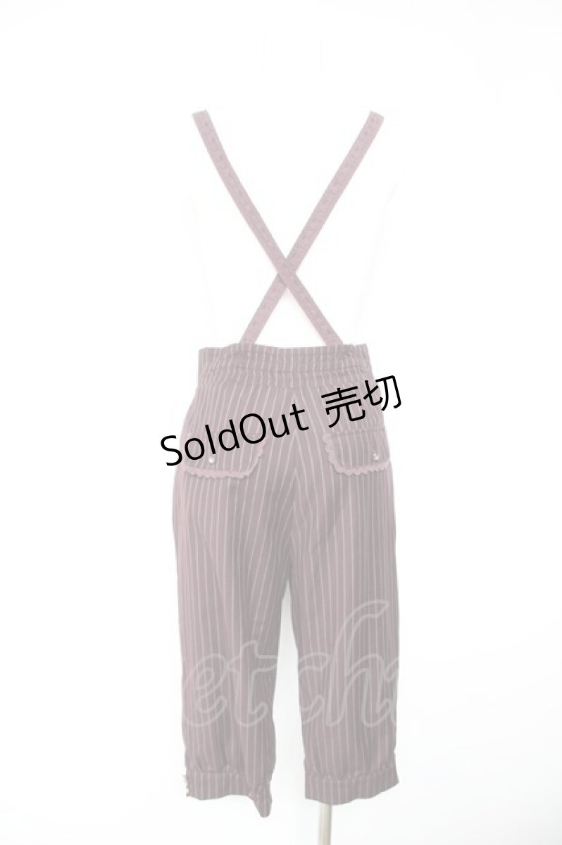 画像2: axes femme POETIQUE / サス付きハーフパンツ M ワイン Y-26-01-28-153-AX-PA-SZ-ZT0303T (2)