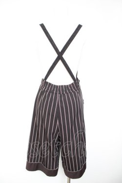 画像2: axes femme POETIQUE / サス付ハーフワイドパンツ M 黒 Y-26-01-28-154-AX-PA-SZ-ZY