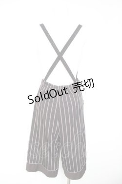 画像2: axes femme POETIQUE / サス付ハーフワイドパンツ M 黒 Y-26-01-28-154-AX-PA-SZ-ZY