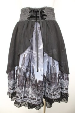 画像2: axes femme kawaii / ミスティックノクターンスカート M クロ Y-26-01-28-155-AX-SK-SZ-ZY