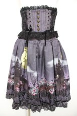 画像1: axes femme kawaii / トリックナイトスカート M パープル Y-26-01-28-157-AX-SK-SZ-ZS (1)