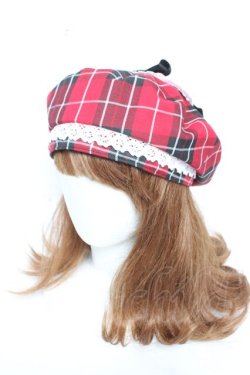 画像2: Eri Aino's collaboration / シャーロットの水曜日ベレー帽  赤 Y-26-01-28-017-LO-AC-SZ-ZY