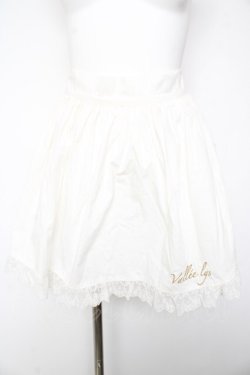 画像1: Vallee lys / 刺繍入りエプロン  白 Y-26-01-28-165-GO-SK-SZ-ZY