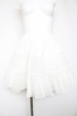 画像1: BABY, THE STARS SHINE BRIGHT / ふわふわパニエ  白 Y-26-01-28-166-BA-SK-SZ-ZY