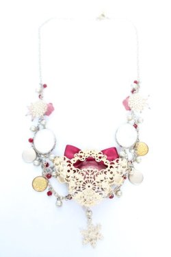 画像2: axes femme / プリンセスローズネックレス  ピンク Y-26-01-28-002-AX-AC-SZ-ZY