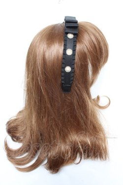 画像3: Ank Rouge / リボンビジューカチューシャ  黒 Y-26-01-28-019-CA-AC-SZ-ZY