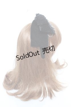 画像3: NOEMIE / ベロアリボンクロスチェーンカチューシャ  黒 Y-26-01-28-022-LO-AC-SZ-ZT0131W