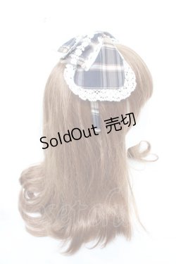 画像3: BABY, THE STARS SHINE BRIGHT / タータンチェックカチューシャ  ネイビー Y-26-01-28-025-BA-AC-SZ-ZY