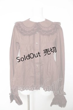 画像1: BABY, THE STARS SHINE BRIGHT / ベビードールブラウス(2025)  ブラウン Y-26-01-28-031-BA-BL-SZ-ZY