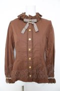 Angelic Pretty / Sweetレース襟ブラウス  ブラウン Y-26-01-28-032-AP-BL-SZ-ZY