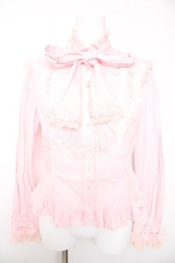 画像1: Angelic Pretty / ジュエリーボウタイブラウス  ピンク Y-26-01-28-033-AP-BL-SZ-ZY