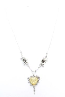 画像2: axes femme / 蝶×ローズネックレス  シルバー Y-26-01-28-005-AX-AC-SZ-ZY