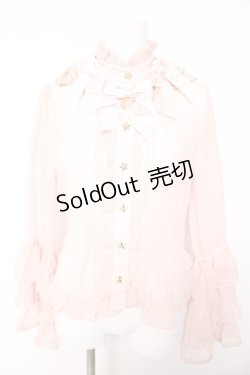 画像1: BABY, THE STARS SHINE BRIGHT / Horoscopeドットブラウス  ピンク Y-26-01-28-034-BA-BL-SZ-ZI