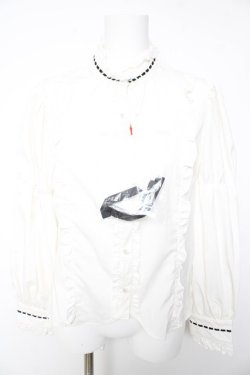 画像1: Eri Aino's Collection / シャーロットの水曜日ブラウス  白 Y-26-01-28-035-LO-BL-SZ-ZY