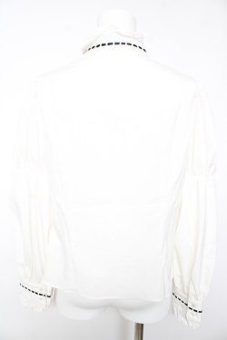 画像2: Eri Aino's Collection / シャーロットの水曜日ブラウス  白 Y-26-01-28-035-LO-BL-SZ-ZY