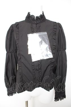 画像1: Eri Aino's Collection / シャーロットの水曜日ブラウス  黒 Y-26-01-28-036-LO-BL-SZ-ZY
