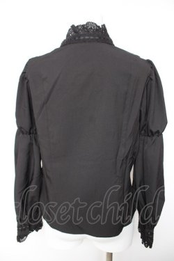 画像2: Eri Aino's Collection / シャーロットの水曜日ブラウス  黒 Y-26-01-28-036-LO-BL-SZ-ZY