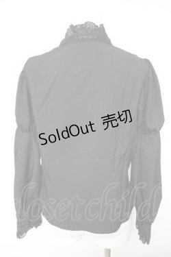 画像2: Eri Aino's Collection / シャーロットの水曜日ブラウス  黒 Y-26-01-28-036-LO-BL-SZ-ZY