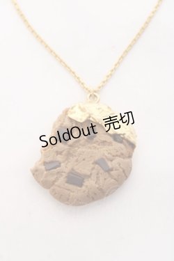 画像1: Q-pot. / チョコレートチップクッキーネックレス  チョコ Y-26-01-31-001-QP-AC-SZ-ZY