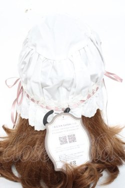 画像3: Kurumi Collaboration / CLK＊フリルキャップ F 淡白 Y-26-01-31-039-LO-AC-SZ-ZY