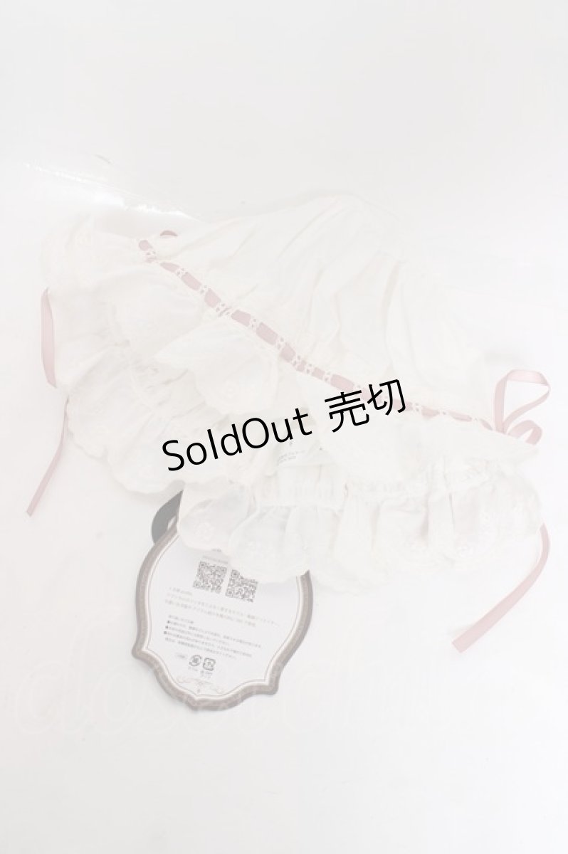 画像5: Kurumi Collaboration / CLK＊フリルキャップ F 淡白 Y-26-01-31-039-LO-AC-SZ-ZT618 (5)